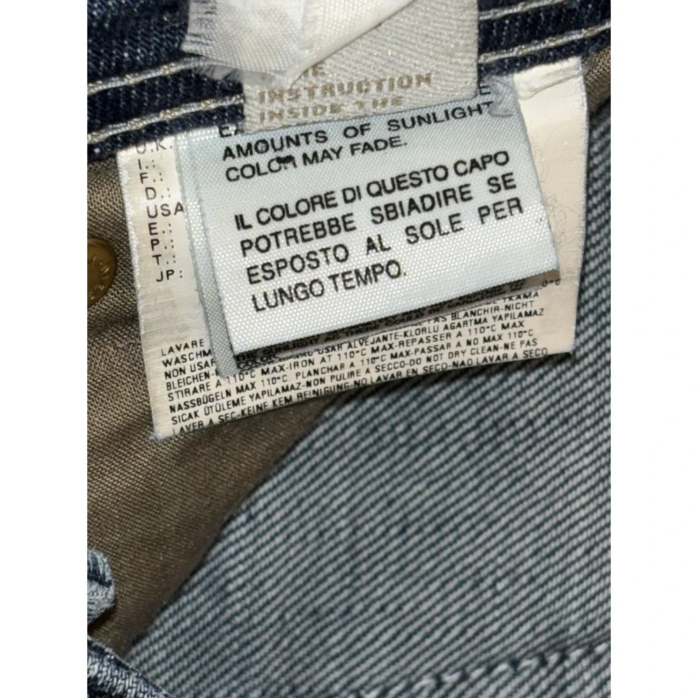 Diesel Zatiny Bootcut Jeans Blue Wash 008FC Mens Size 31x32